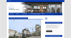 Desktop Screenshot of museumamsterdamnoord.nl